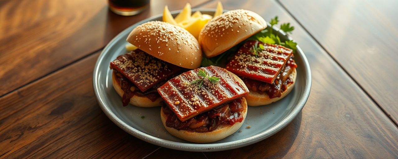 Smoked Tempeh BBQ Sandwiches