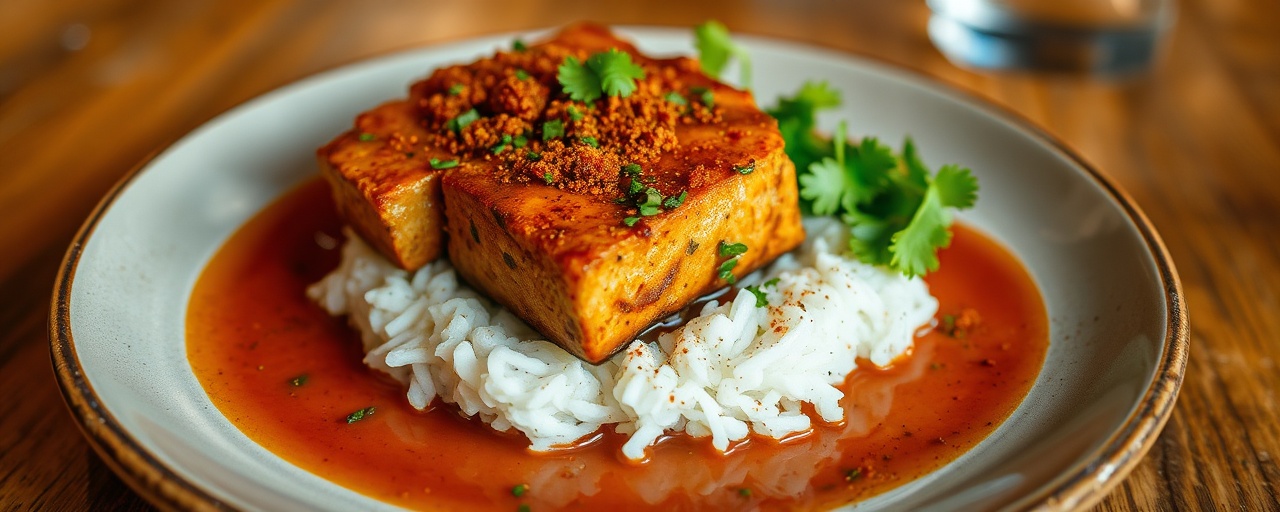 Smoked Tempeh Kazan-Kabob