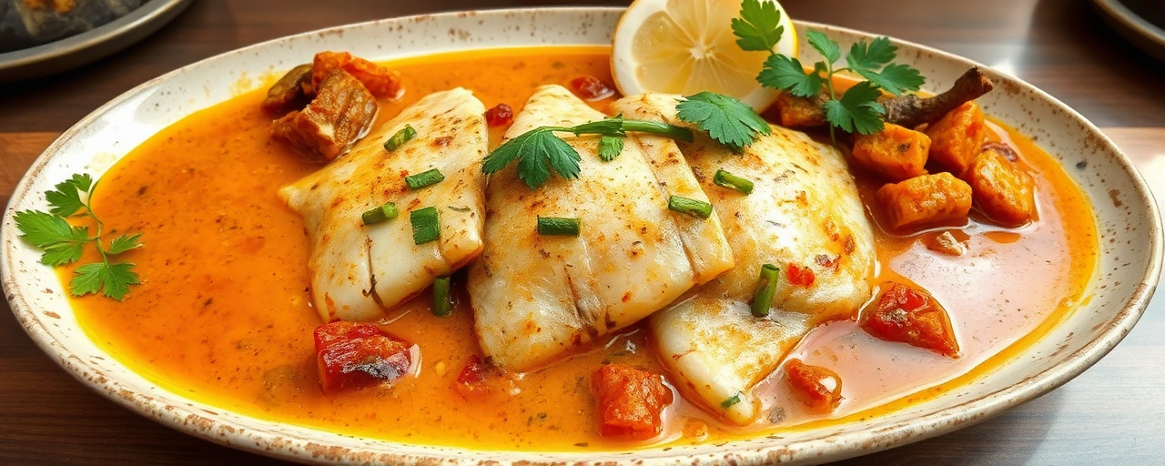 Smoked Trevally Curry with Tamarind and Kokum
