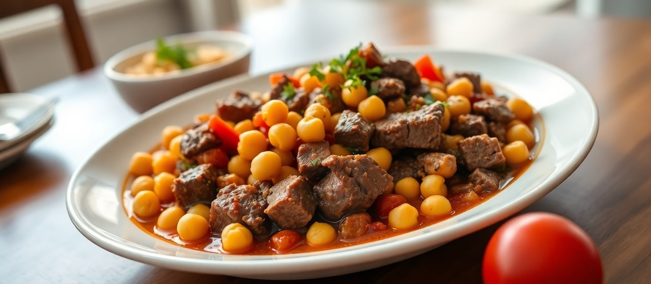 Smoky Beef & Chickpea Supper Stew