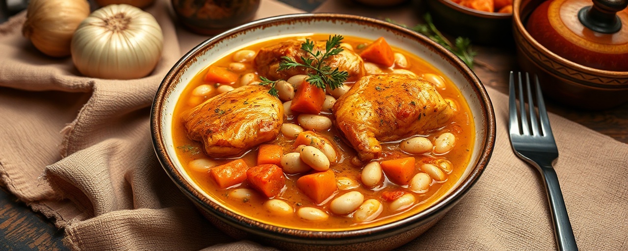 Smoky Chipotle Chicken and White Bean Stew