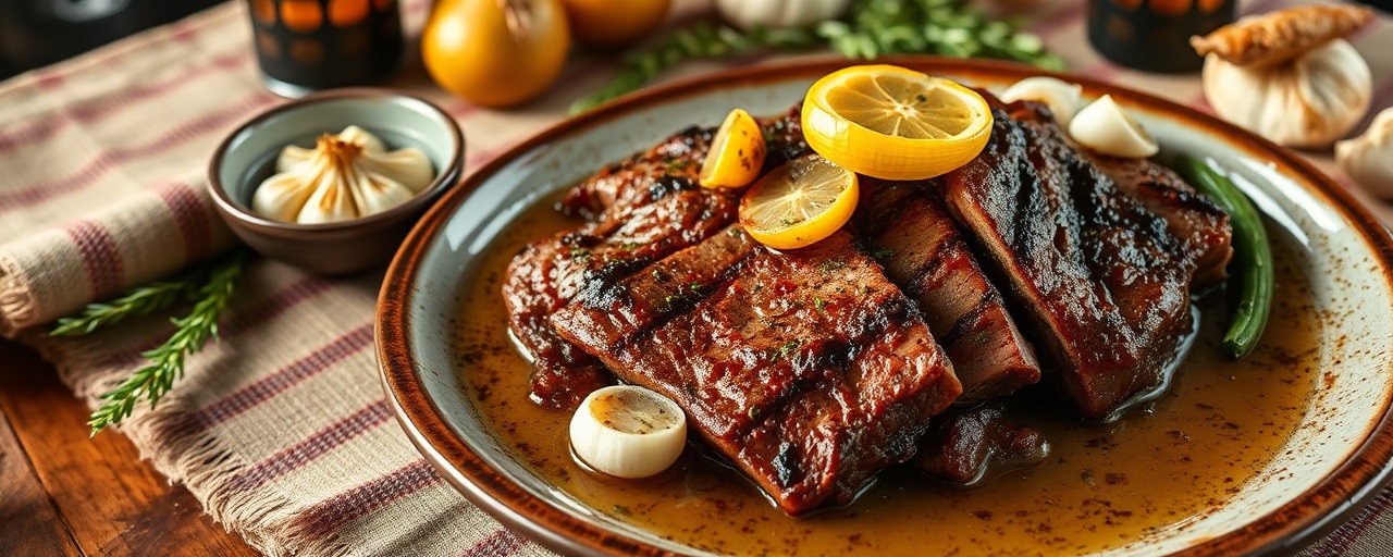 Sobrebarriga Enchipotlada Lenta (Slow-Cooked Chipotle Flank Steak)