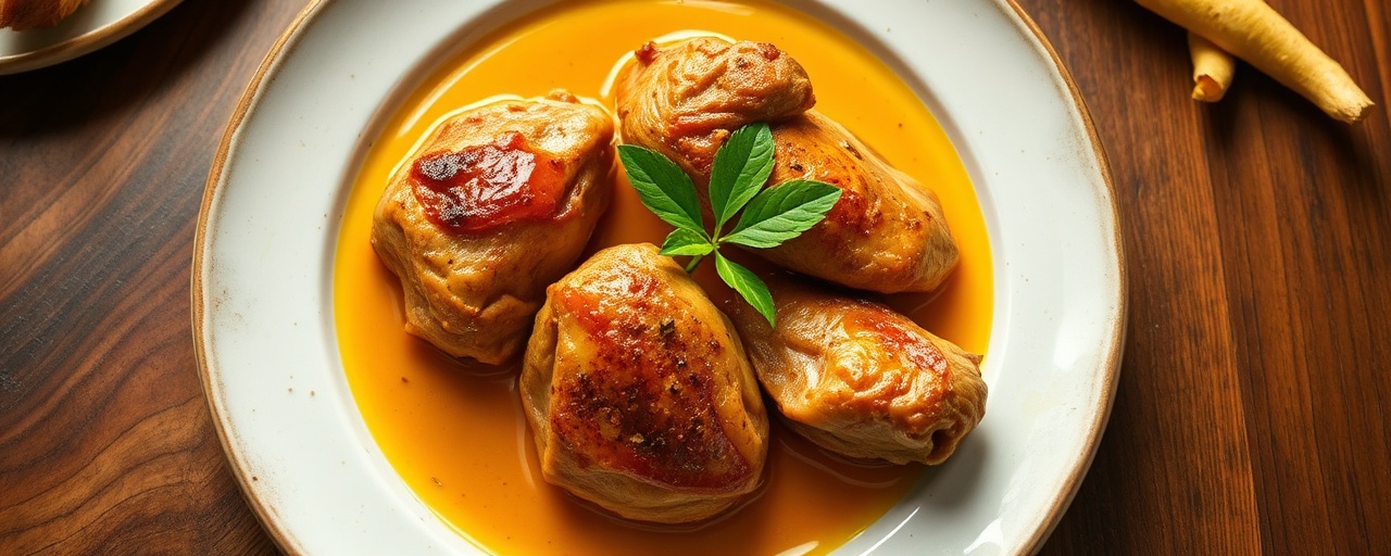 Sous-Vide Ayam Seroengkuas with Coconut Reduction