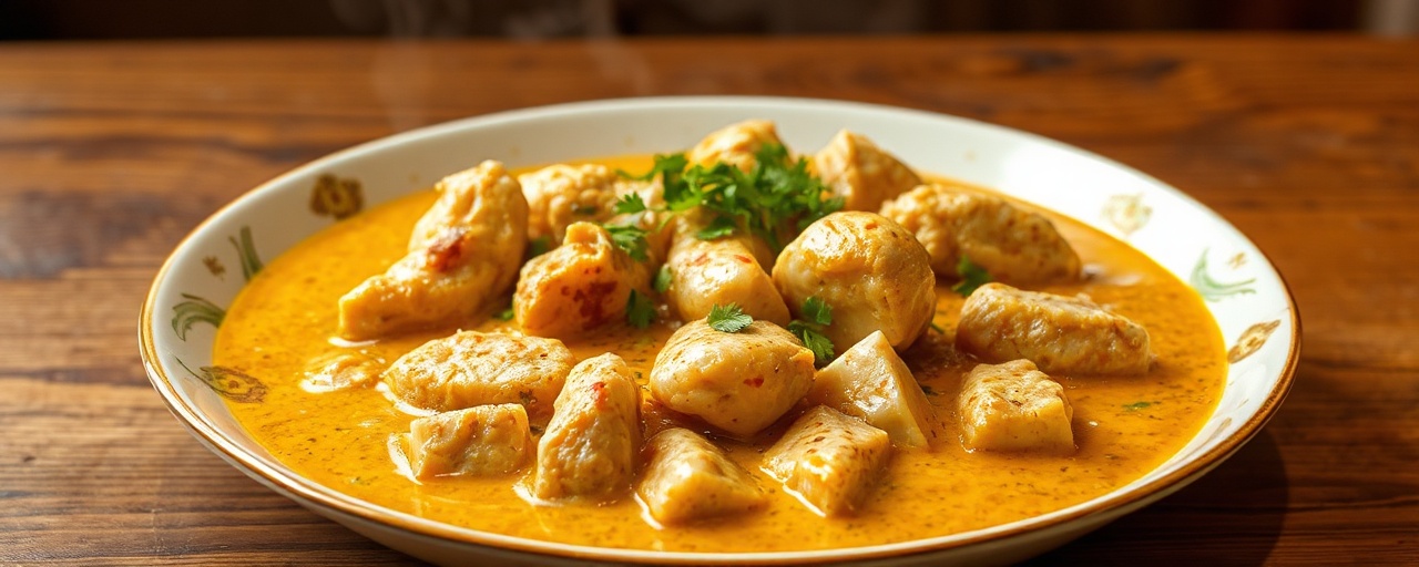 Sous-Vide Burmese Coconut Chicken Curry