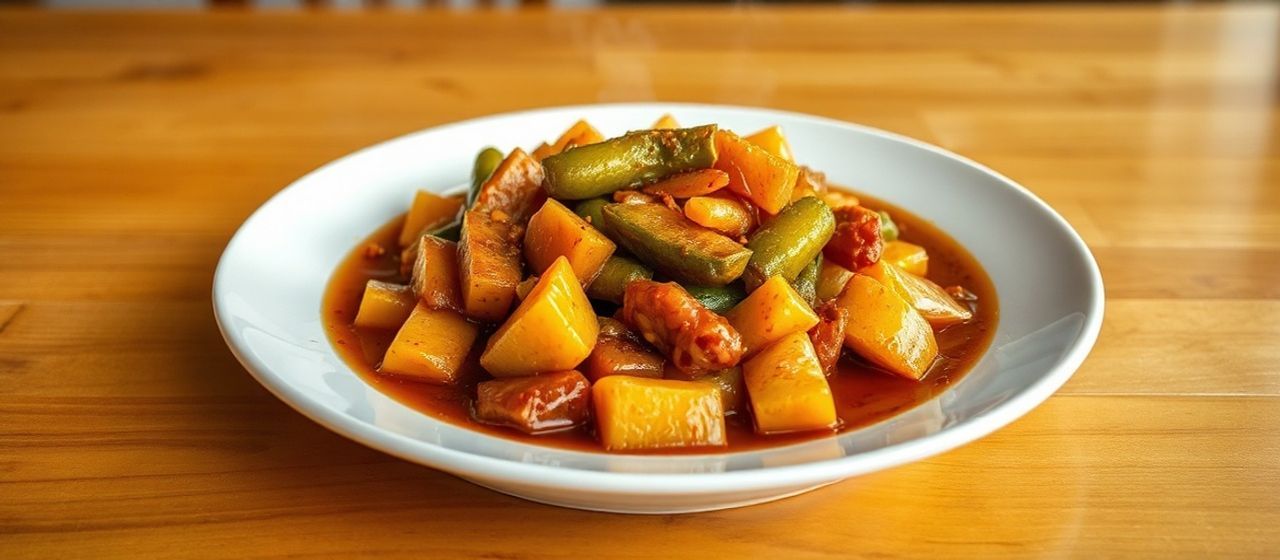 Sous-Vide Jackfruit Adobo