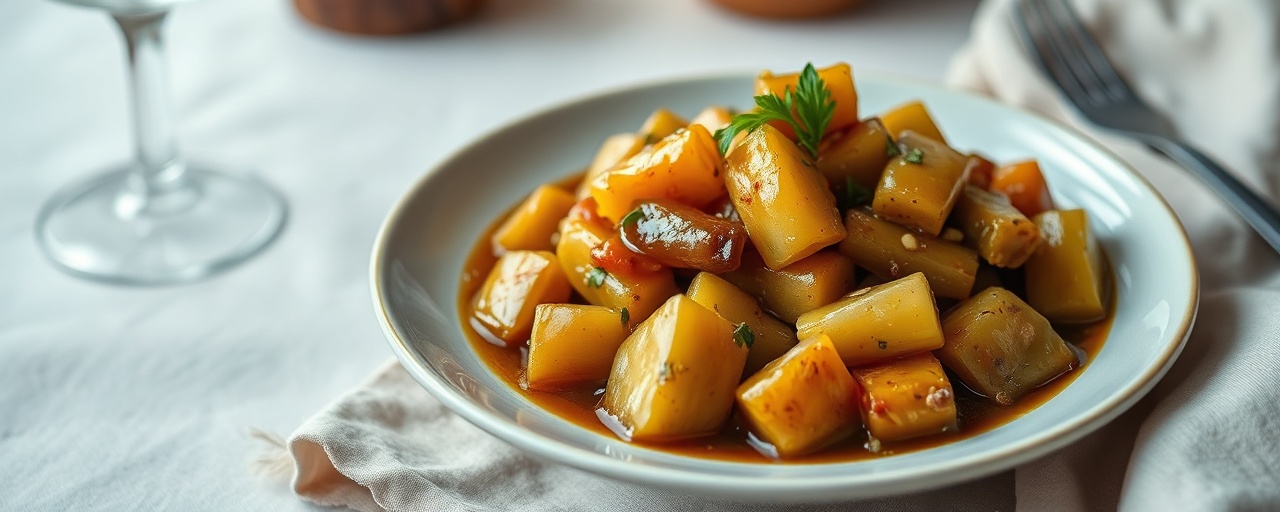 Sous-Vide Jackfruit Adobo