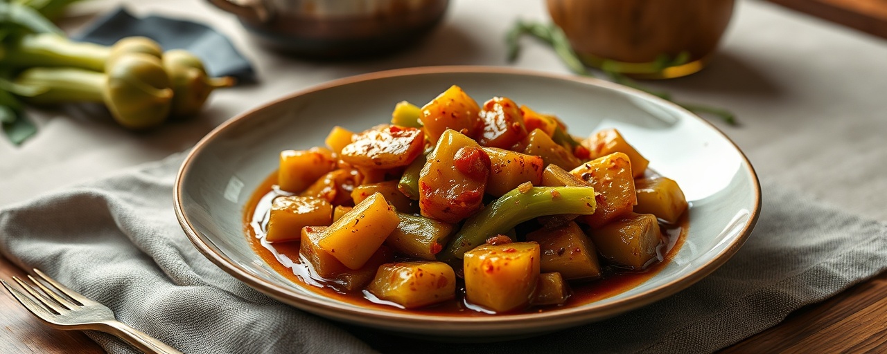 Sous-Vide Jackfruit Adobo