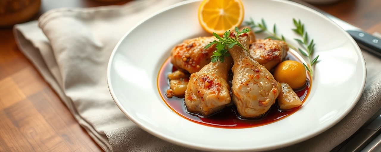 Sous-Vide Korean Chicken Dakdoritang with Preserved Lemon