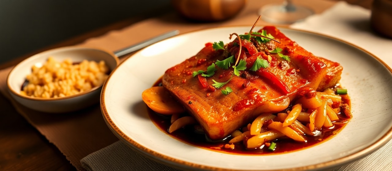 Sous-Vide Korean Chipotle Pork Belly