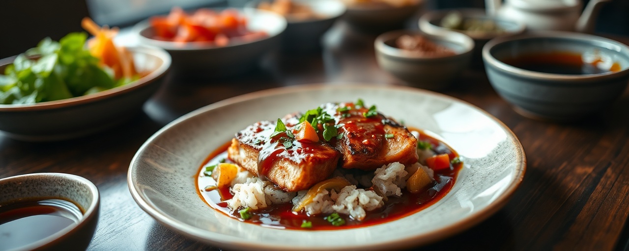 Sous-Vide Korean Pork Belly Bossam with Spicy Doenjang Glaze
