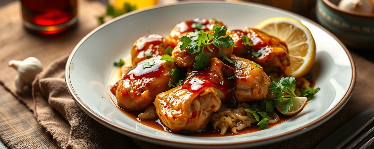 Sous-Vide Lemongrass Chicken with Soy-Ginger Glaze