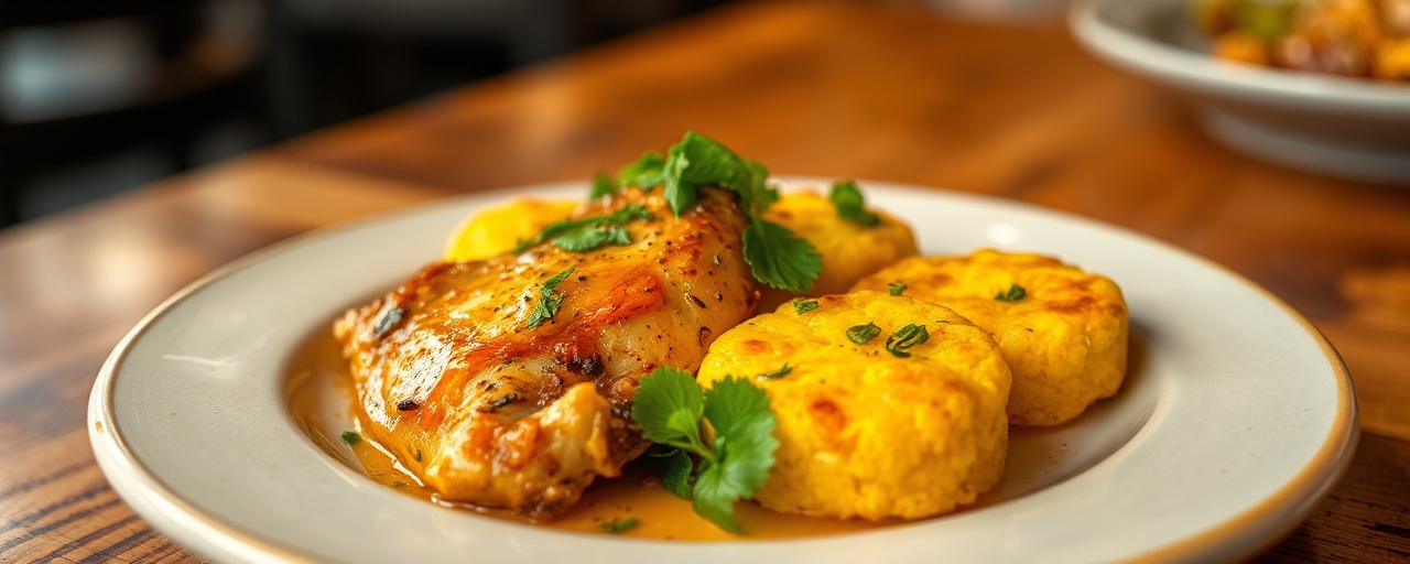 Southern Tamarind Chicken & Corn Fritters
