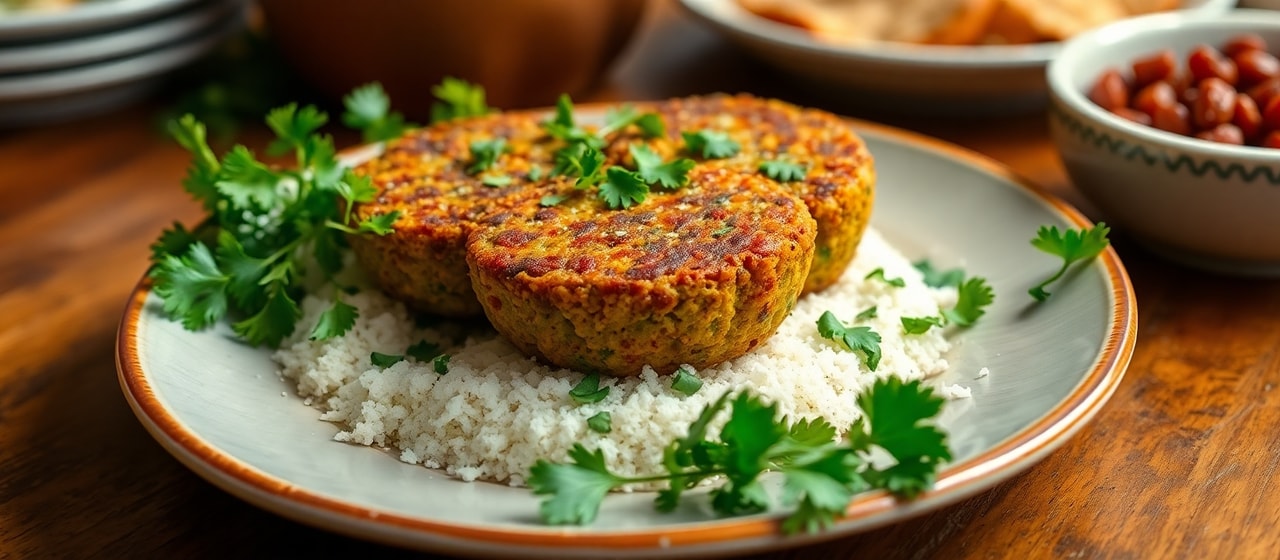 Spiced Ful Medames Fritters with Star Anise