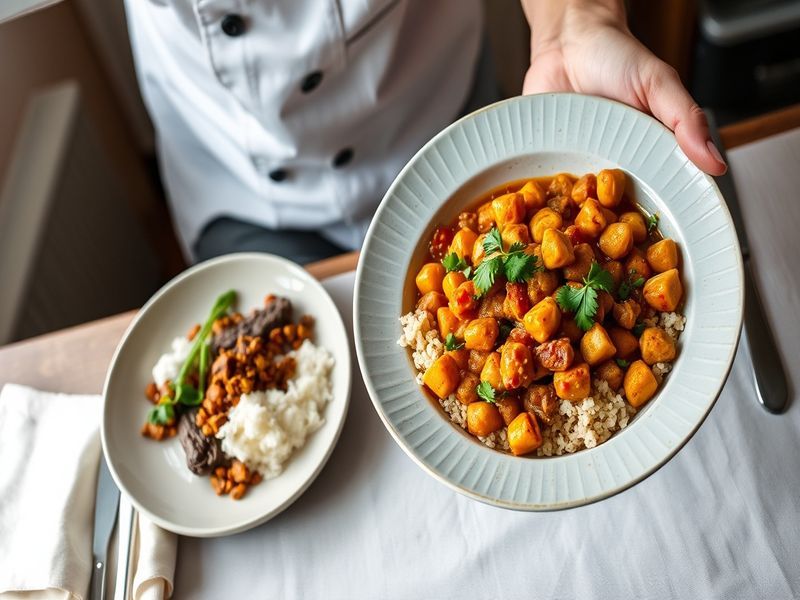Spiced Jackfruit and Chickpea Curry