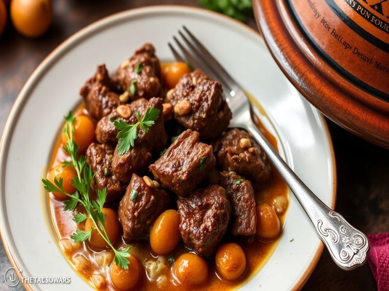 Spiced Lamb Tagine with Apricots and Almonds