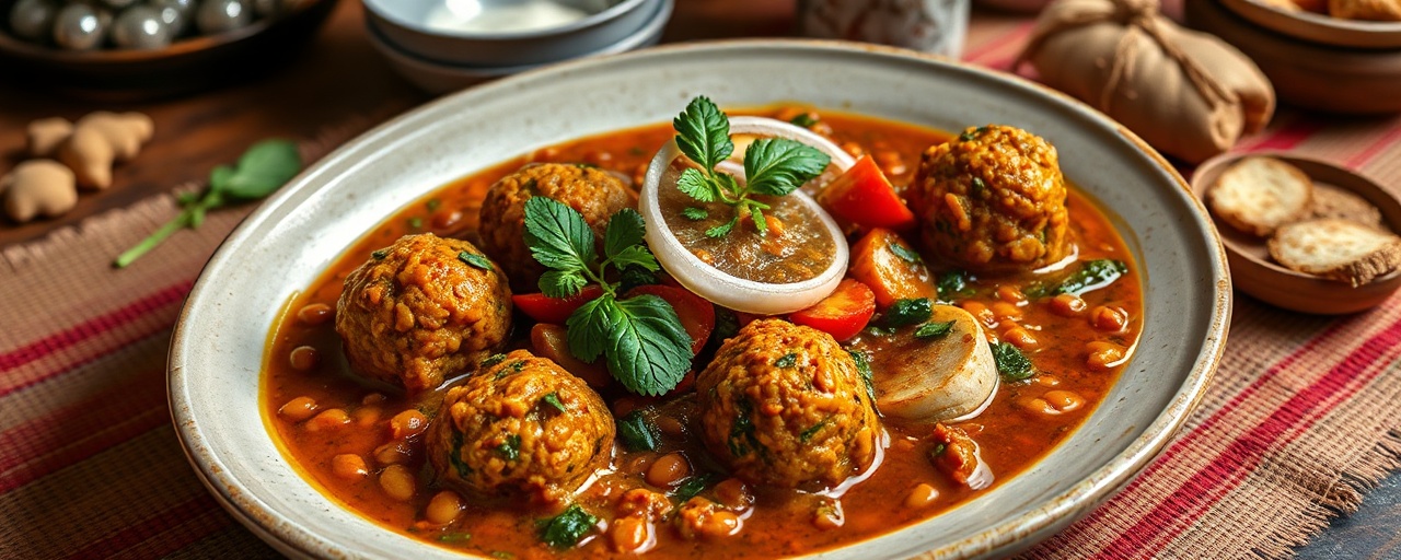 Spiced Lentil and Spinach Kofta Curry