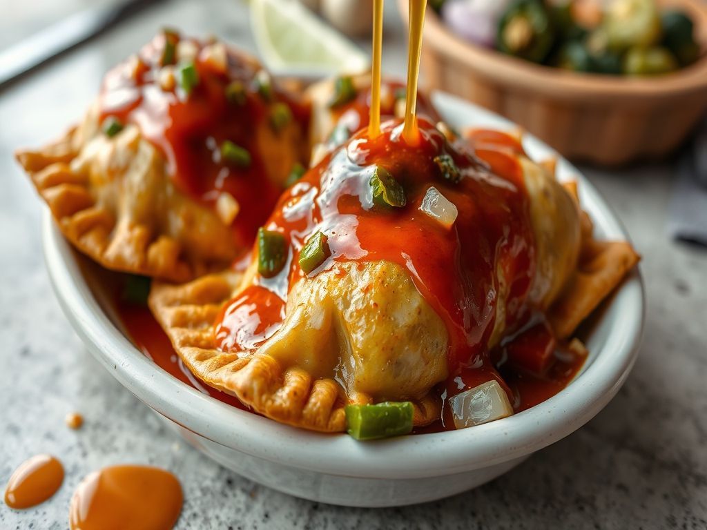 Spicy Chicken and Poblano Empanadas