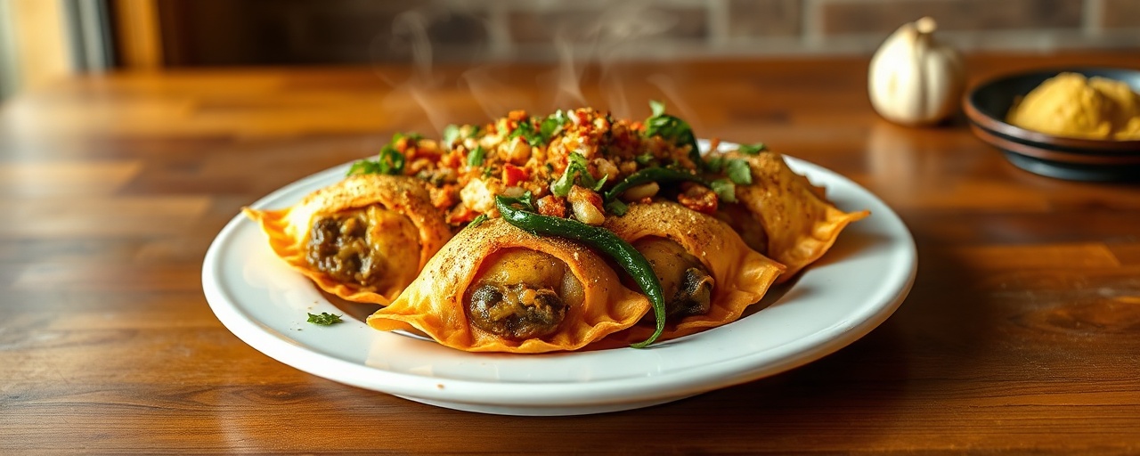 Spicy Chicken and Poblano Empanadas
