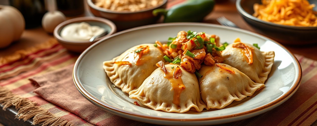 Spicy Chicken and Poblano Empanadas