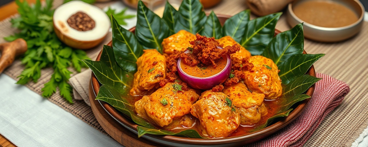 Spicy Coconut Chicken with Crispy Curry Leaves