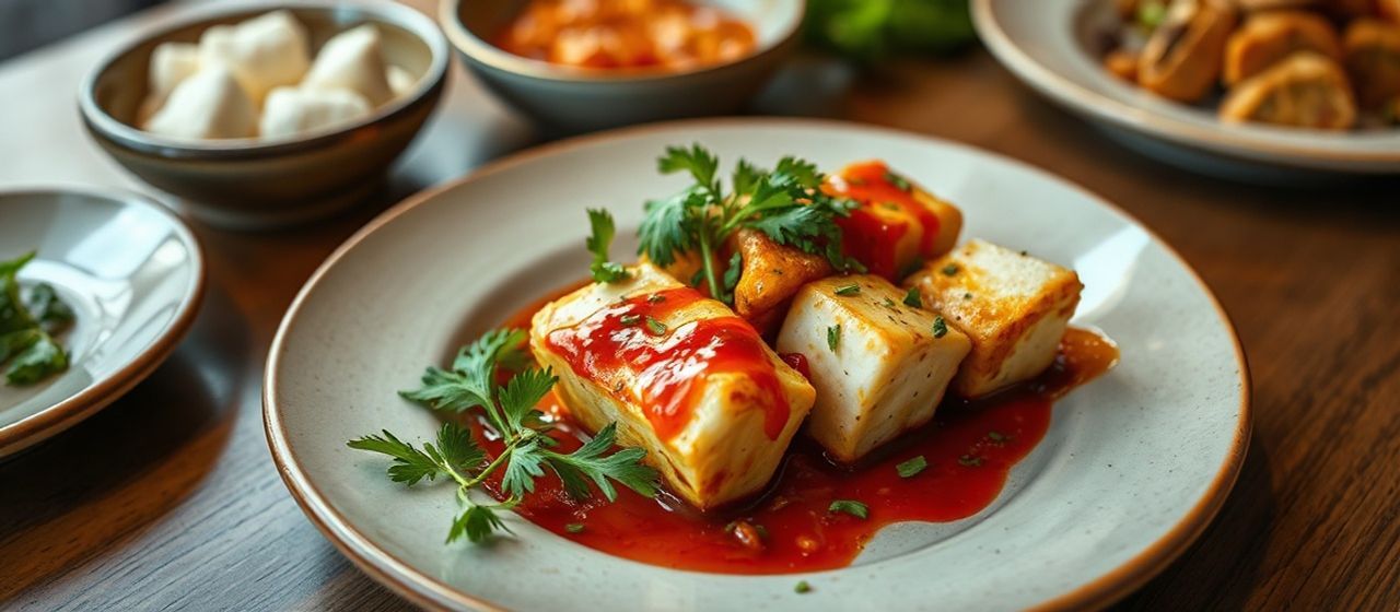Spicy Gochujang Fermented Paneer Tikka