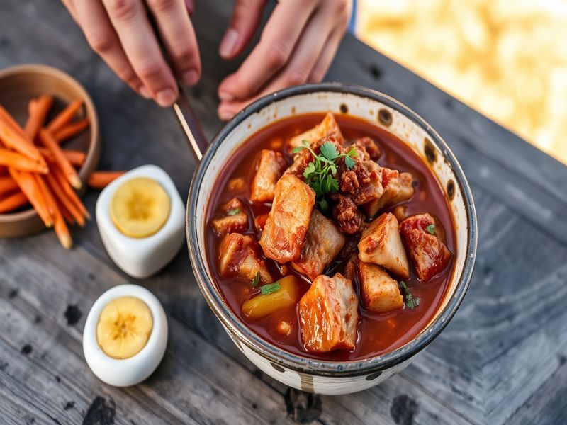 Spicy Pork and Kimchi Stew (Kimchi Jjigae)