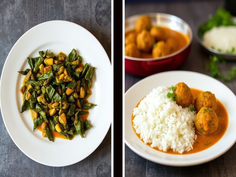Spinach and Paneer Kofta Curry