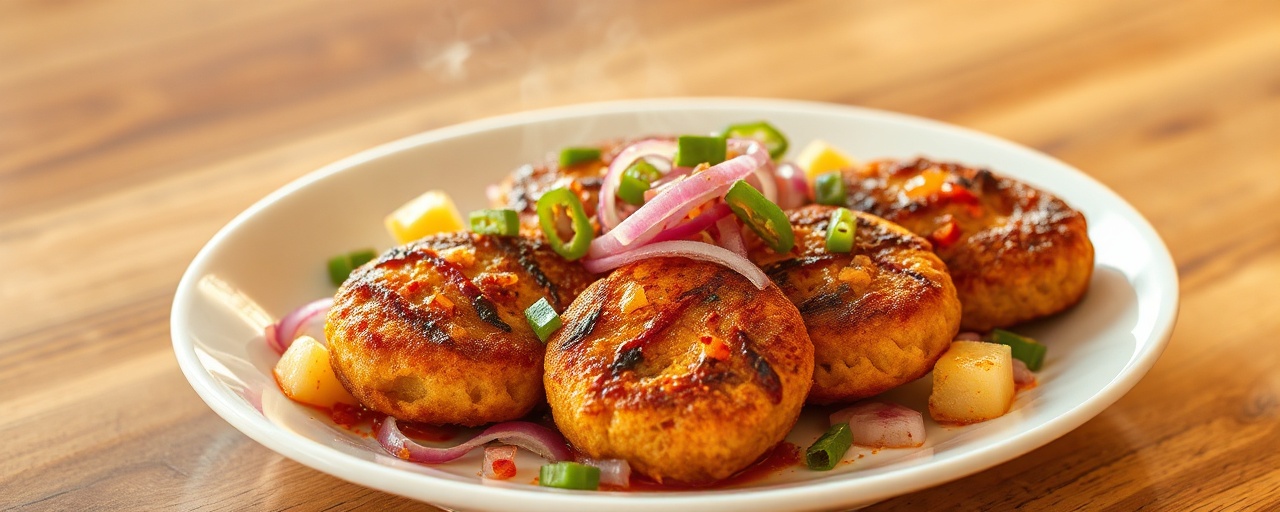 Sri Lankan Deep-Fried Spicy Tamarind Fish Patties