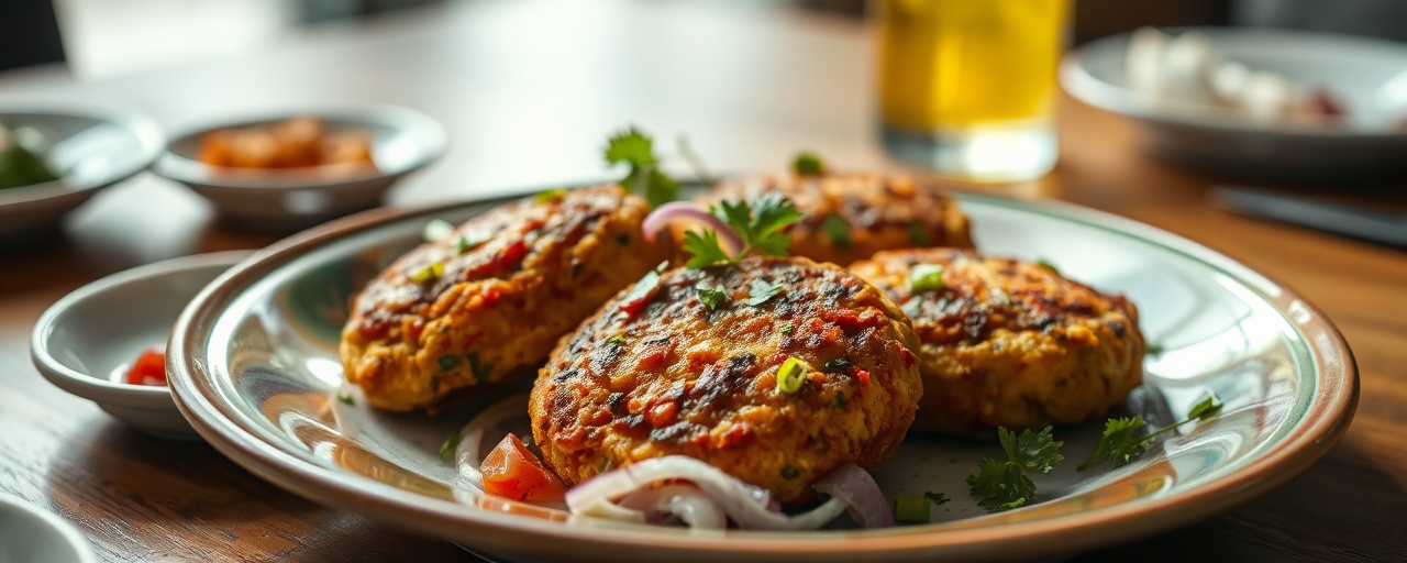 Sri Lankan Deep-Fried Spicy Tamarind Fish Patties