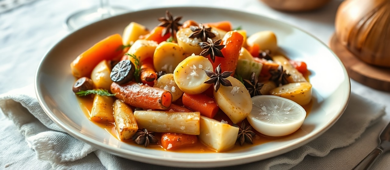 Star Anise Fermented Root Vegetable Skirlie