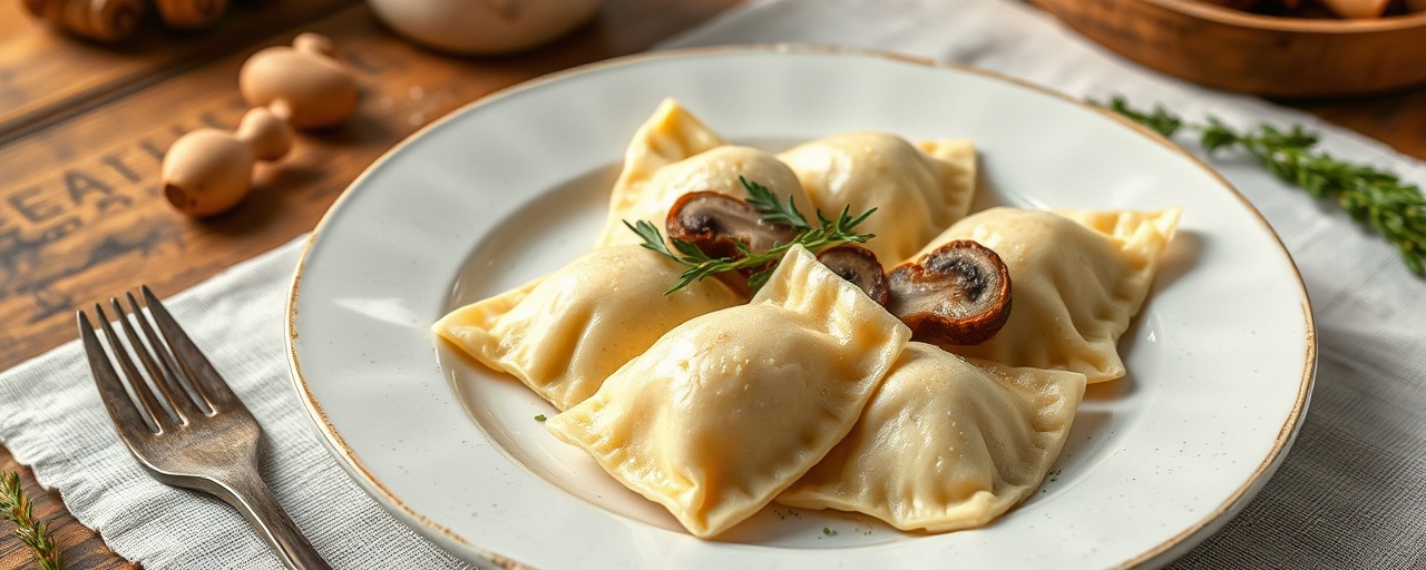 Steamed Jackfruit and Mushroom Pierogi (Pierogi na Parze z Farszem Jackfruitowym i Grzybowym)