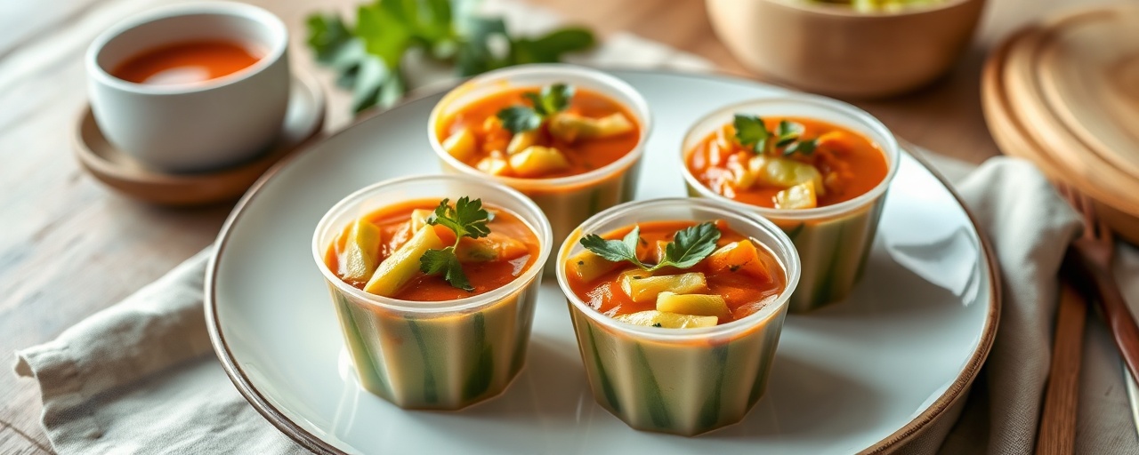 Steamed Spicy Jackfruit and Herb Cups (Mok Khanun)