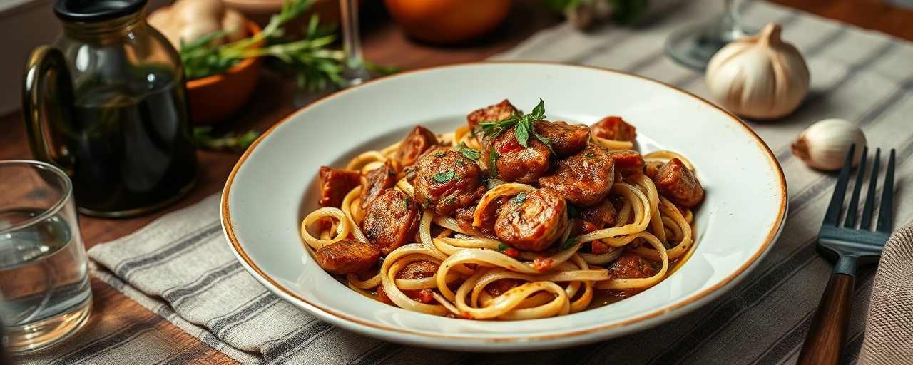 Stufato di Seitan alla Contadina