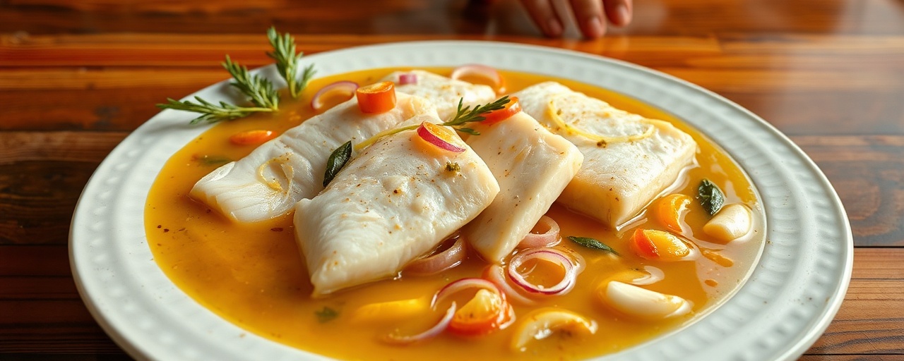 Sudado de Pescado con Infusión de Lemongrass y Ají Amarillo