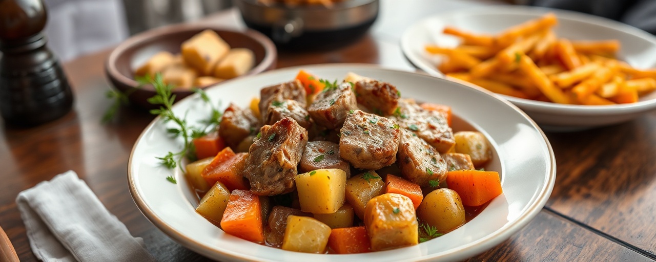 Svinaya Grudinka po-Derevenski (Village-Style Pork Belly Stir-fry)