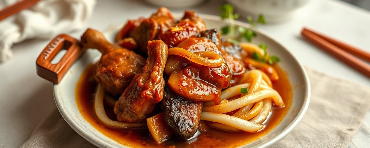 Tamarind-Braised Five-Spice Duck and Daikon Clay Pot