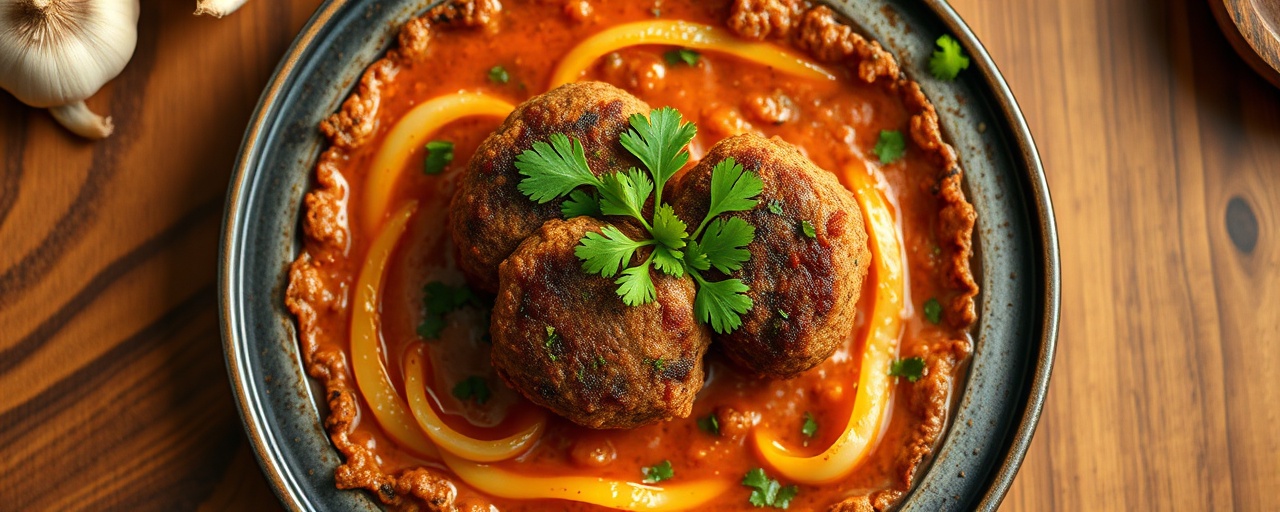 Tandoor-Baked Seitan Kofta with Egyptian Spices