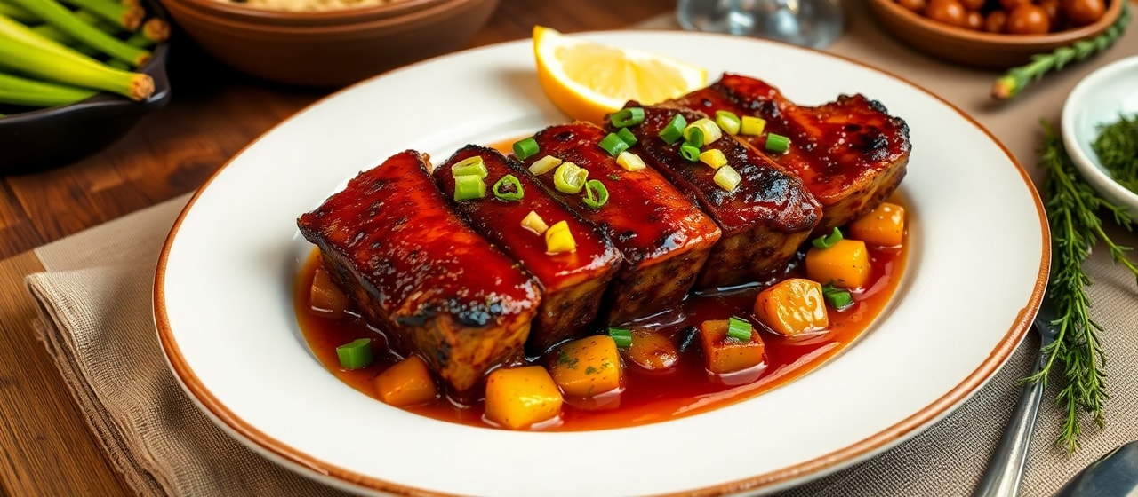 Tandoor Jerk Pork Belly with Pineapple-Scotch Bonnet Glaze