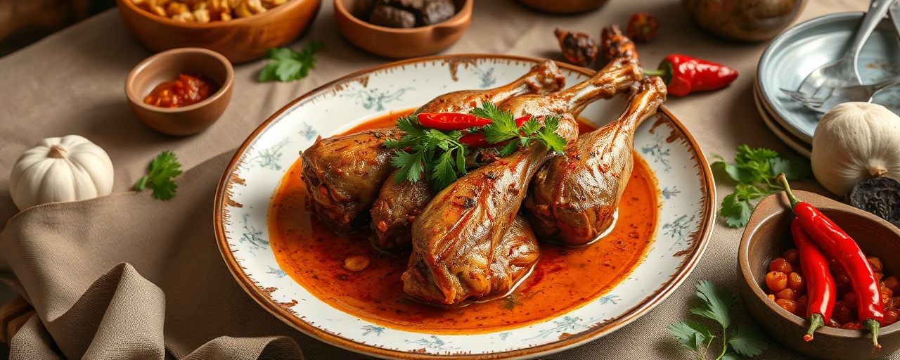 Tandoor-Spiced Itik Panggang Berempah