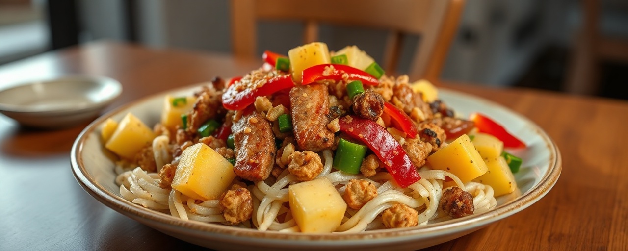 Tempeh Shoyu Pineapple Wok Toss