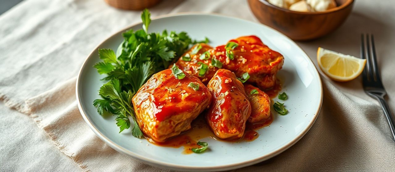Thai Harissa Cured Chicken with Coconut-Lime Glaze