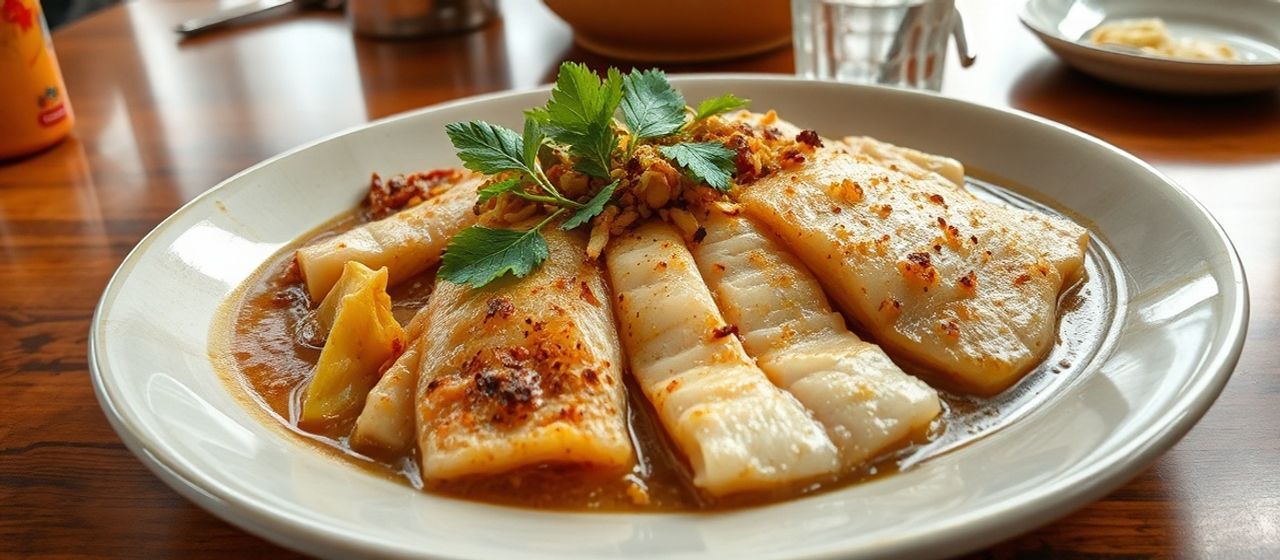 Tilapia sa Sabaw ng Luyang Dilaw