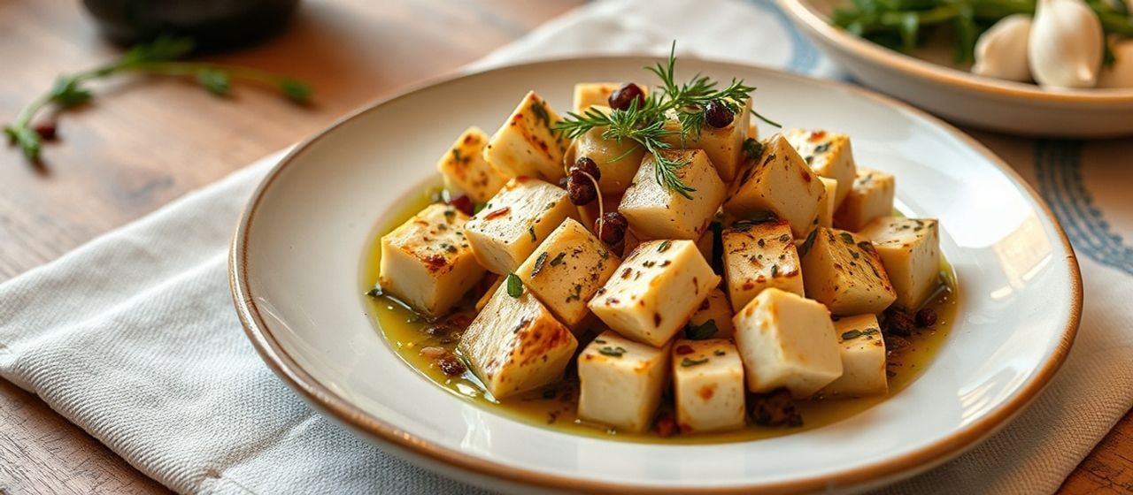 Tofu au Poivre Vert
