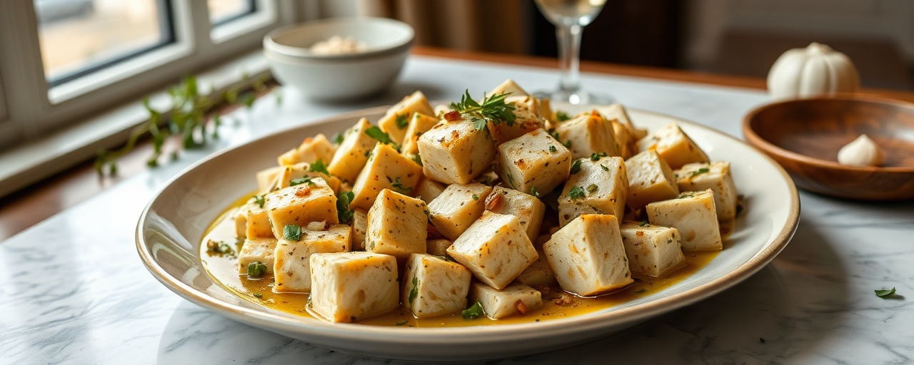 Tofu au Poivre Vert
