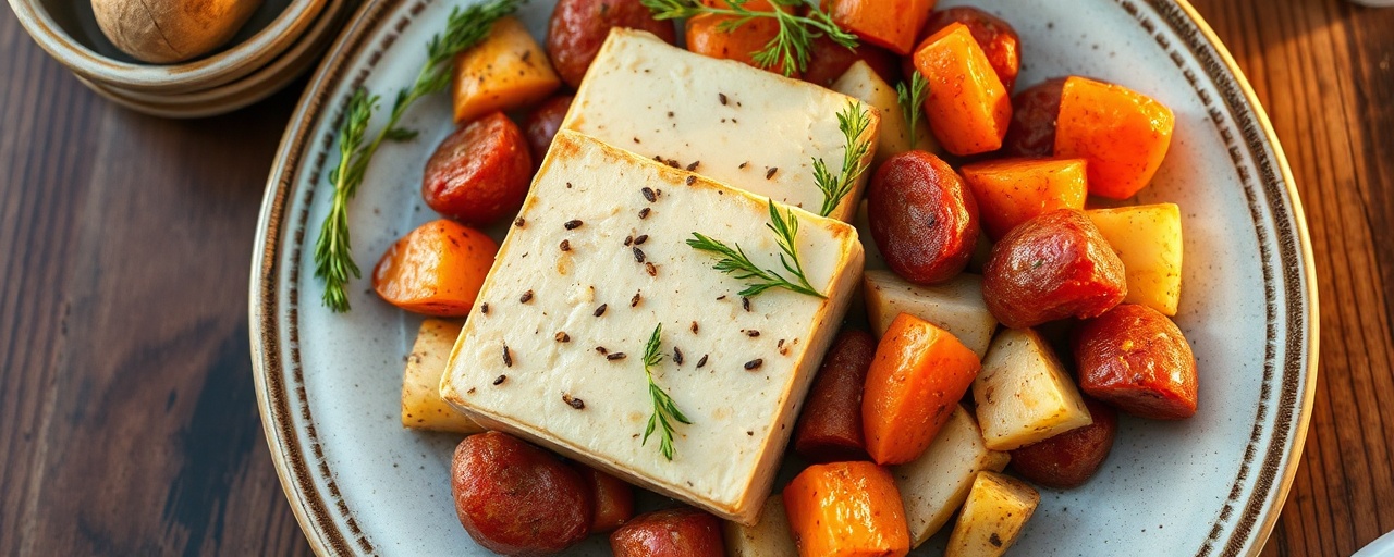Tofu Pieczeń z Warzywami (Tofu Roast with Vegetables)