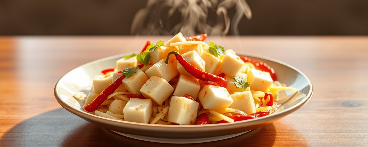 Tofu Xao Xa Ot Chay (Flash-Fried Lemongrass Chili Tofu)