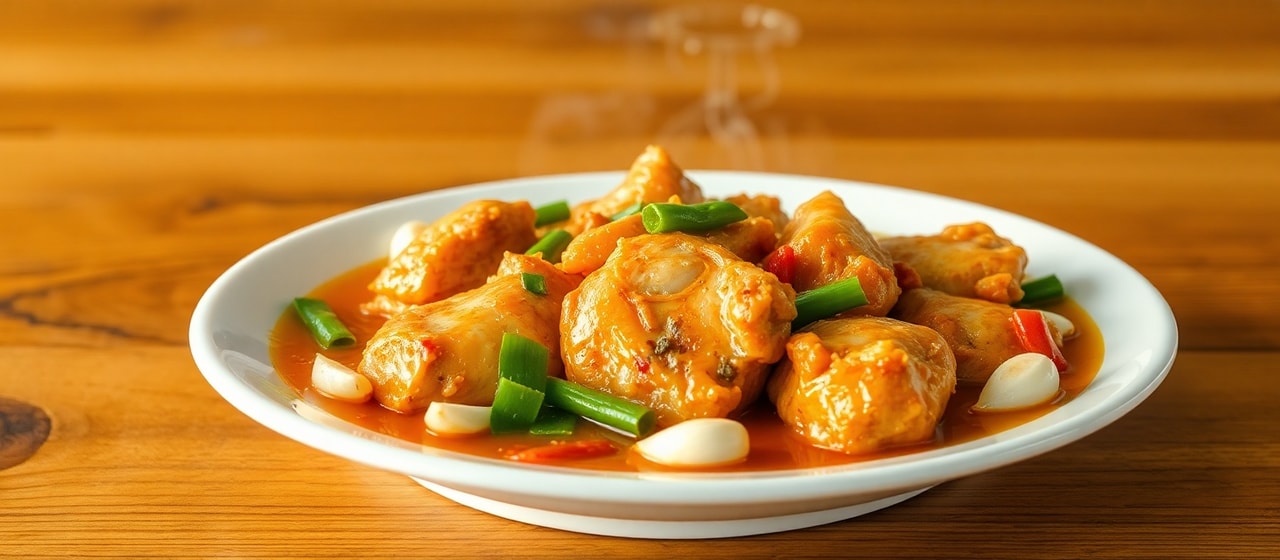 Tumis Ayam Lengkuas Manis Pedas