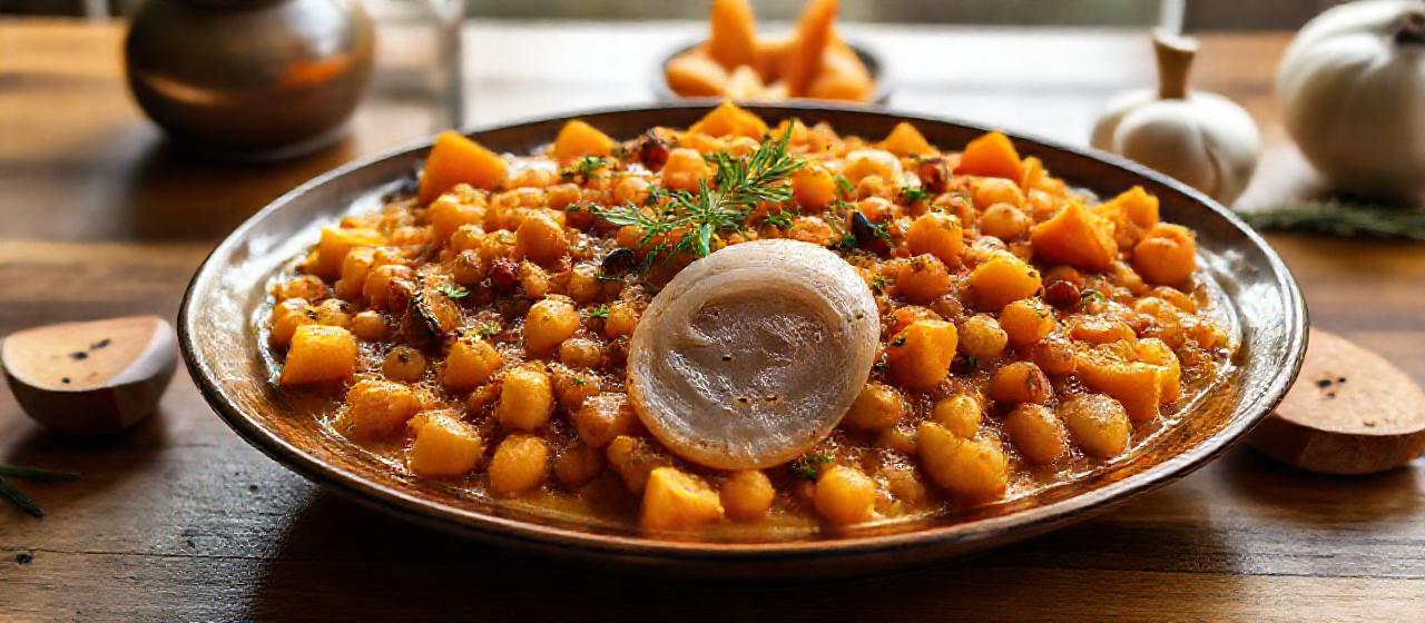 Turkish Butternut Squash and Chickpea Stew (Kabaklı Nohut Yemeği)