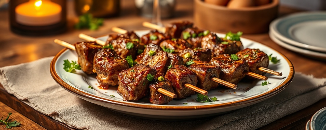 Turkish Grilled Lamb Skewers with Lemongrass and Sumac