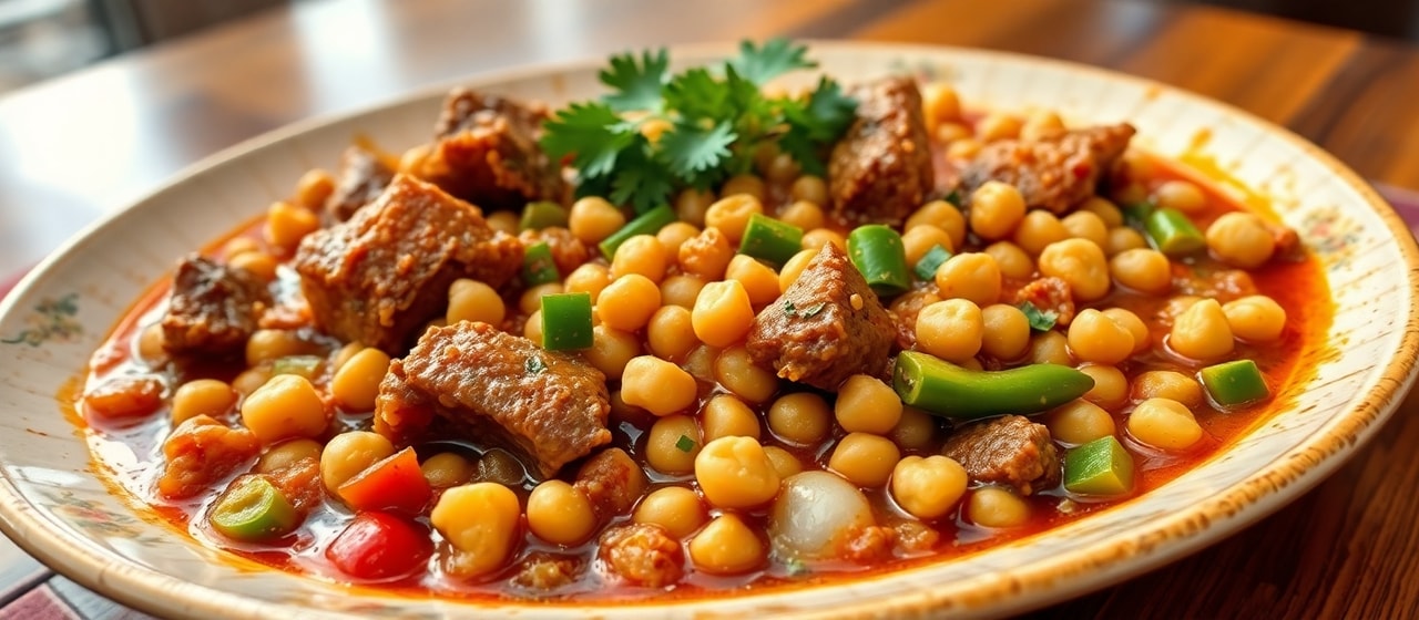 Turkish Lamb and Chickpea Stew